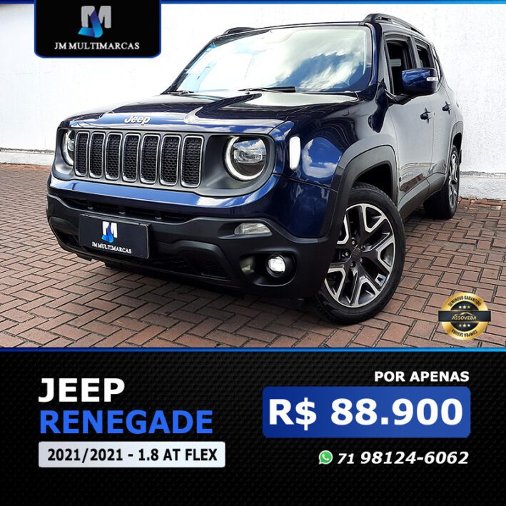 JEEP RENEGADE LONGITUDE 1.8 AUT. FLEX