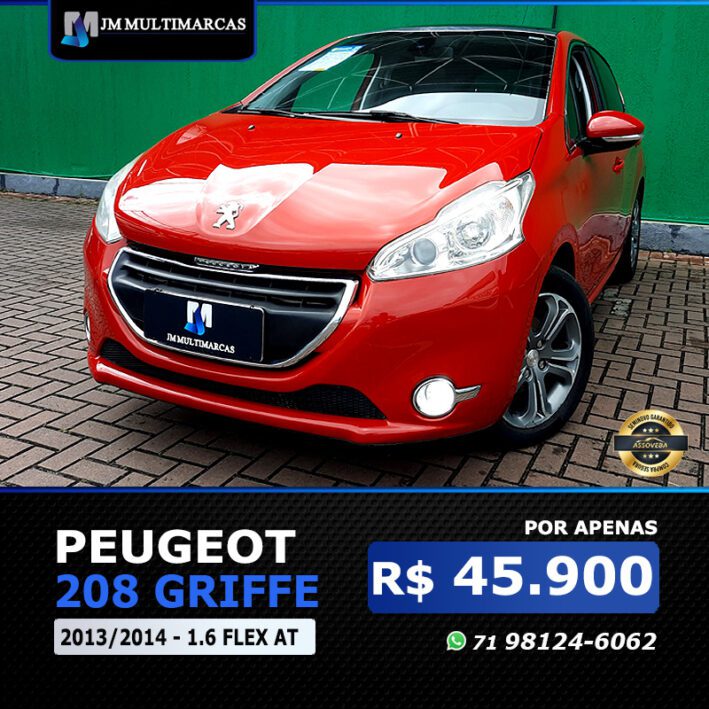 PEUGEOT 208 Griffe 1.6 Automático FLEX
