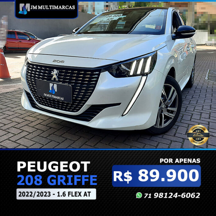 PEUGEOT 208 Griffe 1.6 Automático FLEX