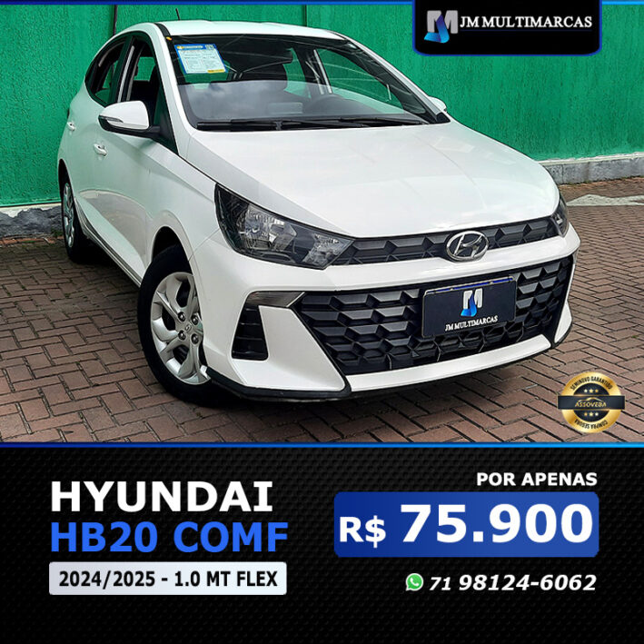 HYUNDAI HB20 COMFORT 1.0 MANUAL FLEX