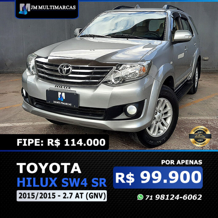 TOYOTA HILUX SW4 4X2 SR GNV